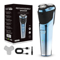 Floating triple-blade electric shaver, fully washable, usb quick charge, men's razor, cross-border wholesale