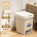 Kitchen large-capacity trash can foot-operated high-looking cartoon printing toilet bedroom new arrival pop-up lid paper basket bucket