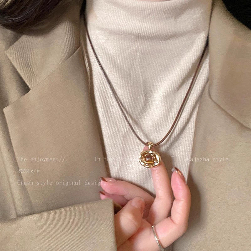 2025 hot-selling beaded butterfly necklace for women - versatile, unique, elegant pearl choker - trendy vintage style accessories