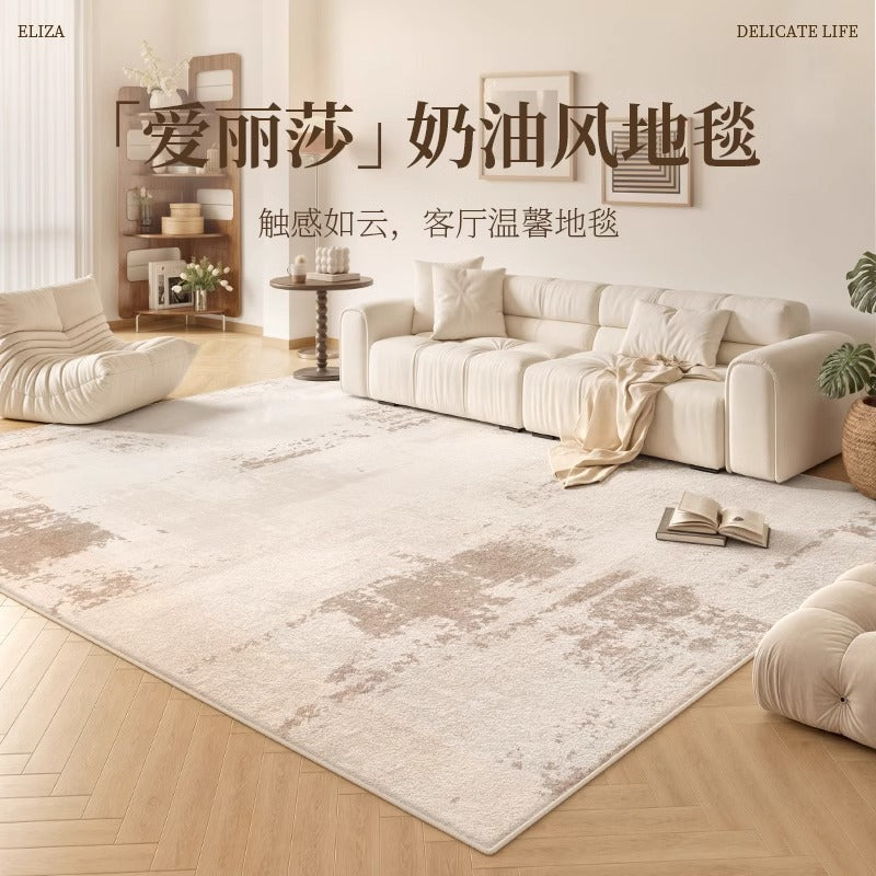 Maillard style carpet bedroom living room room sofa  new style no-wash and wipeable light luxury high-end cream style