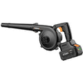 Rechargeable lithium-ion bbq blower - portable, handheld, adjustable speed, perfect for starting charcoal fires - compact electric air blower
