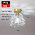 Aisle light corridor light led modern casual cream frenchaccessible luxury crystal light entrance porch balcony ceiling light