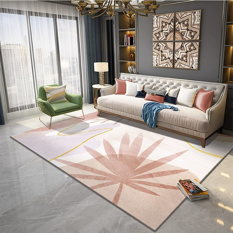 Carpet living room scandinavianins style simple modern bedroom room sofa coffee table floor mat large area full floor for home