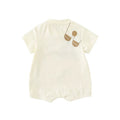 Summer cartoon short-sleeve ins style baby clothes - trendy & super cute romper, lightweight outfit for crawling and going out