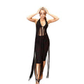 Women's foreign trade summer  new fashion tie-up sexy asymmetrical tassel top and skinny shorts set