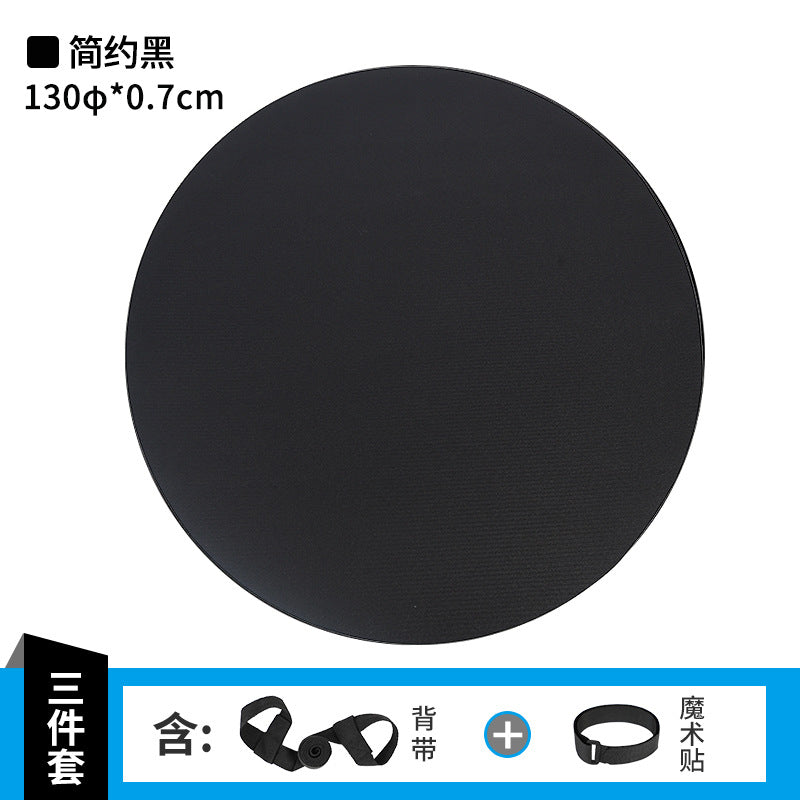 Professional shock-absorbing thickened round high-density pvc jump rope mat for sports, fitness, home use, jumping rope, and yoga