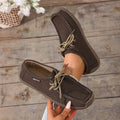spring/autumn new arrival: women's plus-size casual loafers for cross-border e-commerce. wholesale available. suitable for , , and other platforms. (price difference: $0.67)