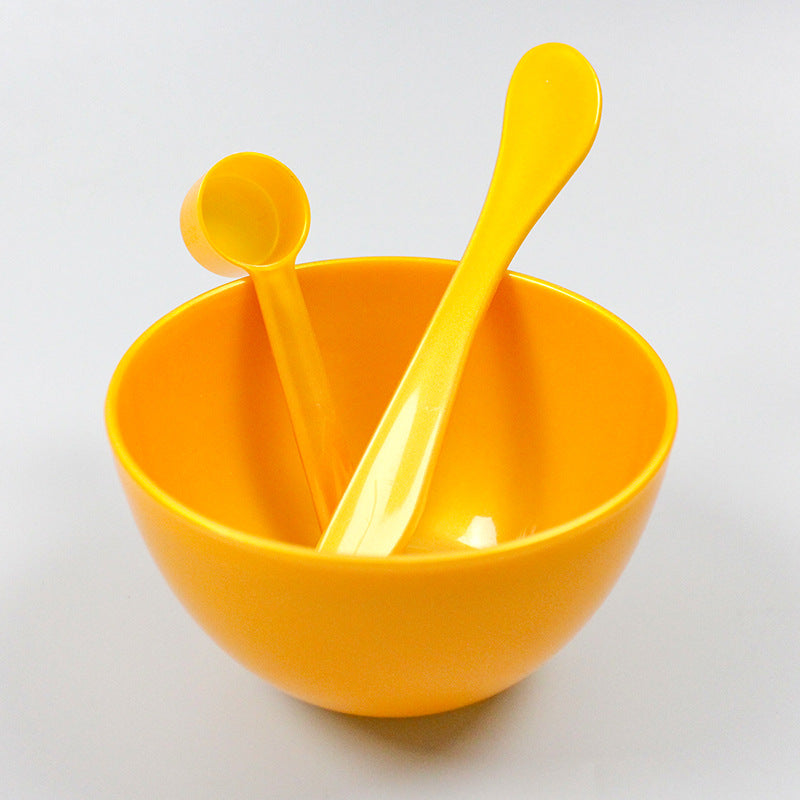 Wholesale beauty tool set: plastic mask bowl, makeup mixing bowl, stirring stick, soft mask powder spoon