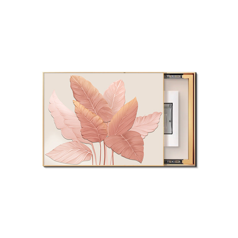 Modern simple meter box decorative painting 2025 new electric switch box distribution box blocking cream wind hanging painting