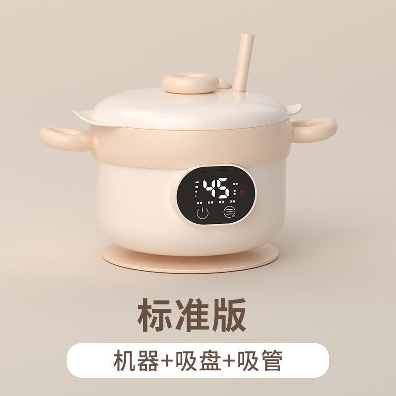 Smart charging thermostatic bowl, heated food bowl, baby insulated bowl, home use no-fill water baby & kids tableware, portable
