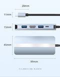Type-c expansion dock, gigabit ethernet, usb 3.0, compatible with apple macbook, expansion hub for laptops