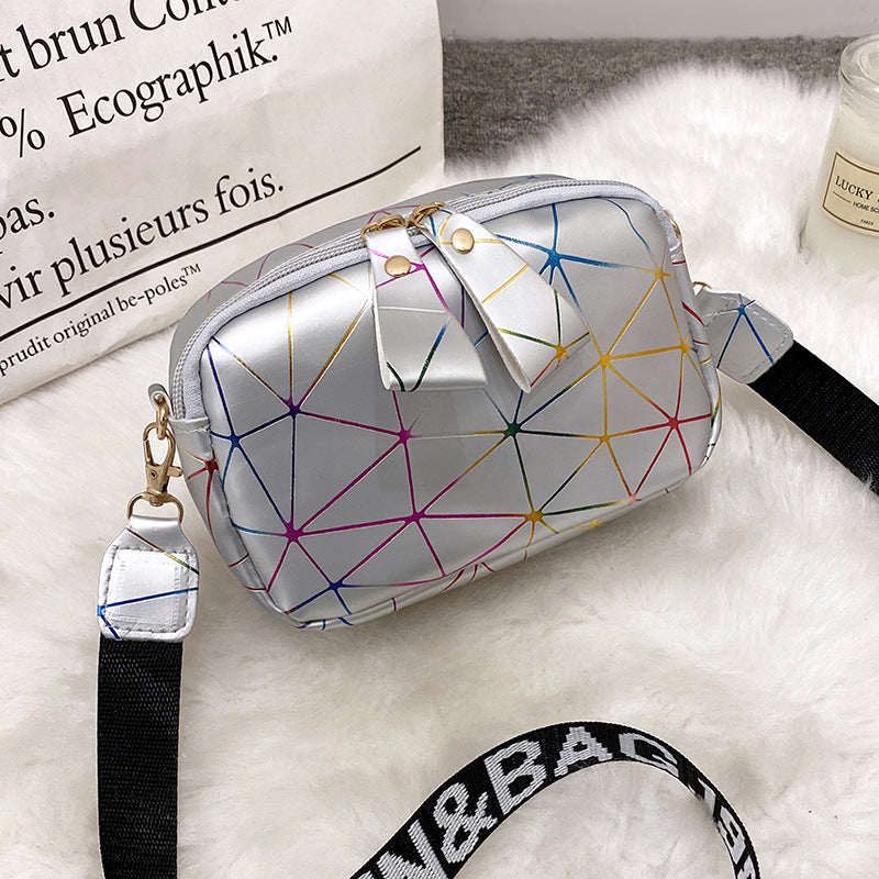 Girls cosmetic bag 2022ladies bag  bag women's bag printed wide shoulder strap small bag women's messenger bag