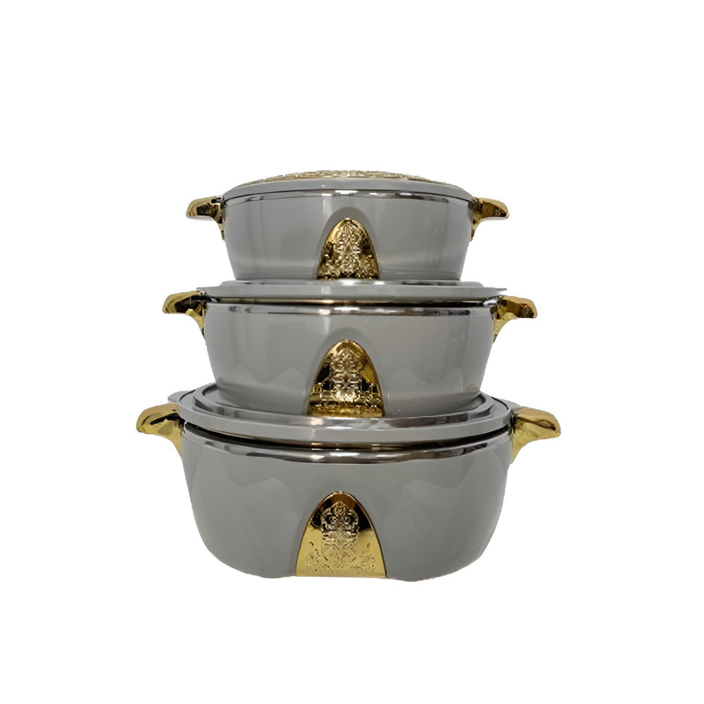 1.5l-2.5l-4.0l food warmer containerforeign trade 3pcs thermal insulation box set