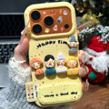 Three-dimensional fun doll leather pattern suitable for apple 17promax mobile phone case iphone15 protective anti-fall sheath 13