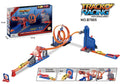 370cm pull-back racing car rotating track (with airplane)