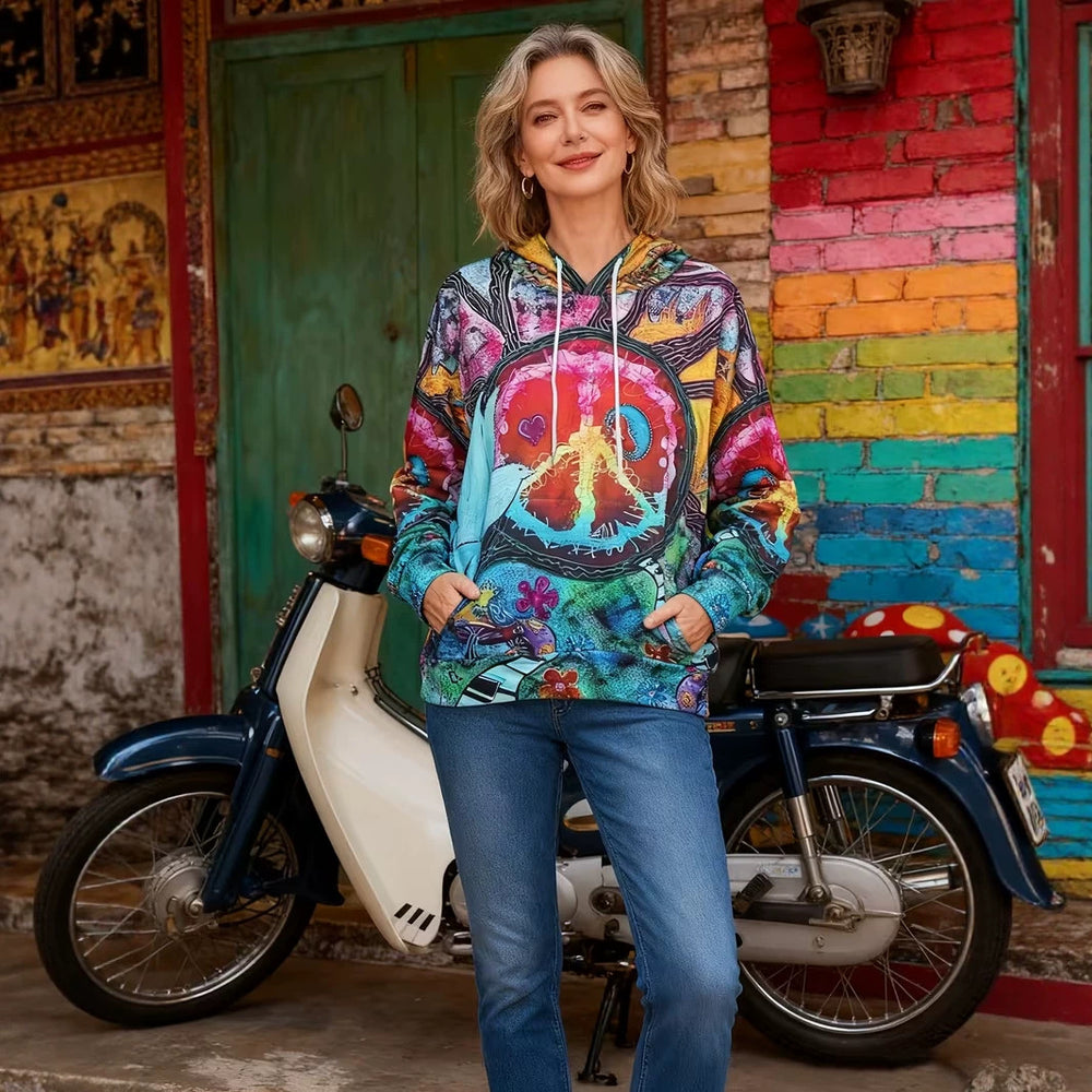 hot-selling women's hoodies, new casual loose long-sleeved hooded sweatshirts, dropshipping available