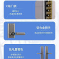 Apartment smart lock b&b hotel smart sensor swipe lock cross-border tuantong tuya fingerprint lock manufacturer in stock