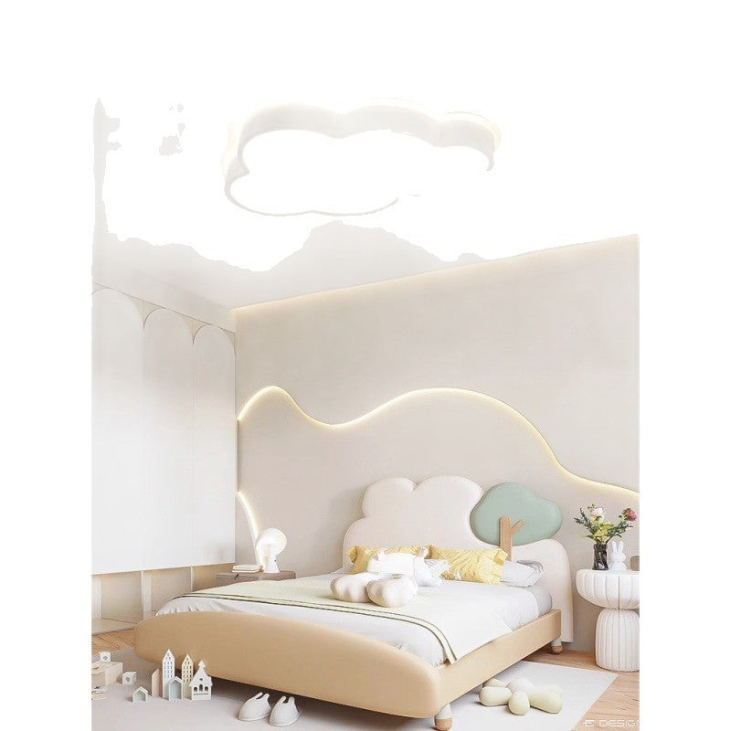 Master bedroom light Modern bedroom light Extremely simple room Nordic lighting Warm children's room Cloud creative ceiling light E