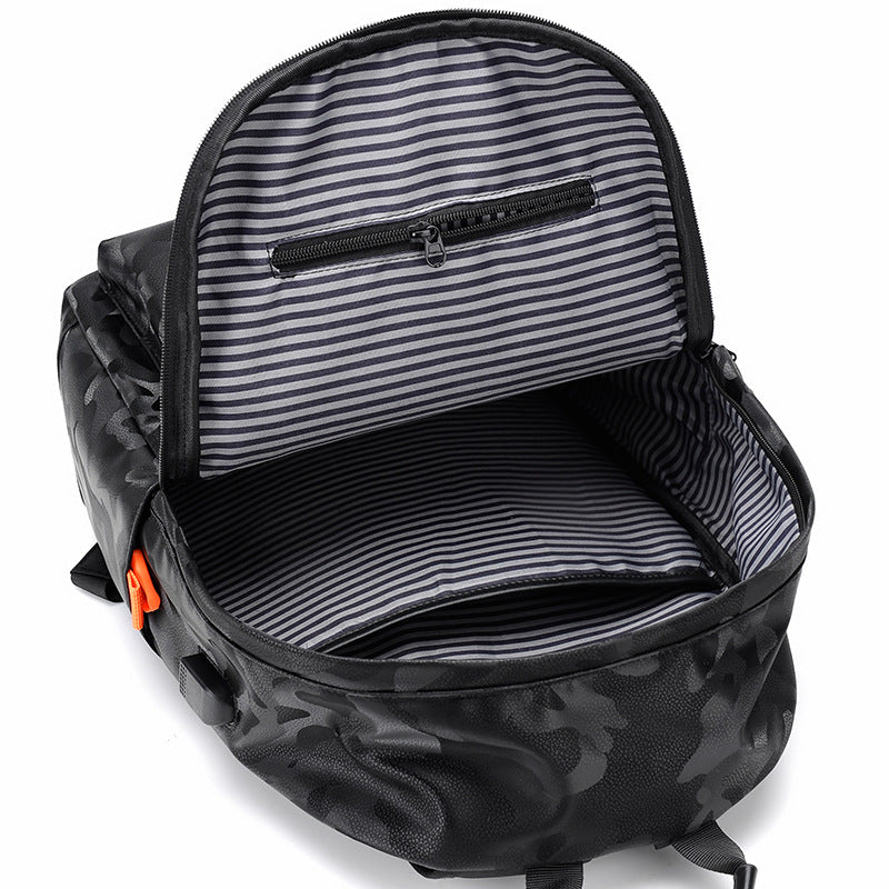 Cross-border new fashion student schoolbag casual backpack unisex computer backpack camouflage backpack