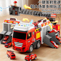 New multi-functional rescue fire truck ride-on car - realistic alloy model - toy for boys and girls - birthday gift