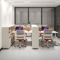 Saint li employee desk financial table accounting office desk fashion facing each other staff desk office table and chair combination