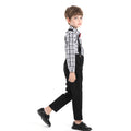 New arrival: wholesale foreign trade children's gentleman's suit - two-piece set. spring/autumn long-sleeved plaid boy's outfit