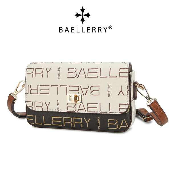 Women's messenger bag new baellerry  retro printing large-capacity versatile shoulder bag popular women's bag
