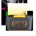 New cross-border simulated flame aromatherapy machine usbhome humidifier colorful atmosphere light atomizing aromatherapy machine cross-border