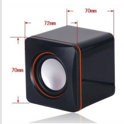 Laptop desktop computer mini small speaker 101c small cube portable mobile phone gift usb small speaker