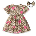 Summer floral girl's princess dress beach dress new cotton girl's skirt children's clothing a-line dress girl's dress