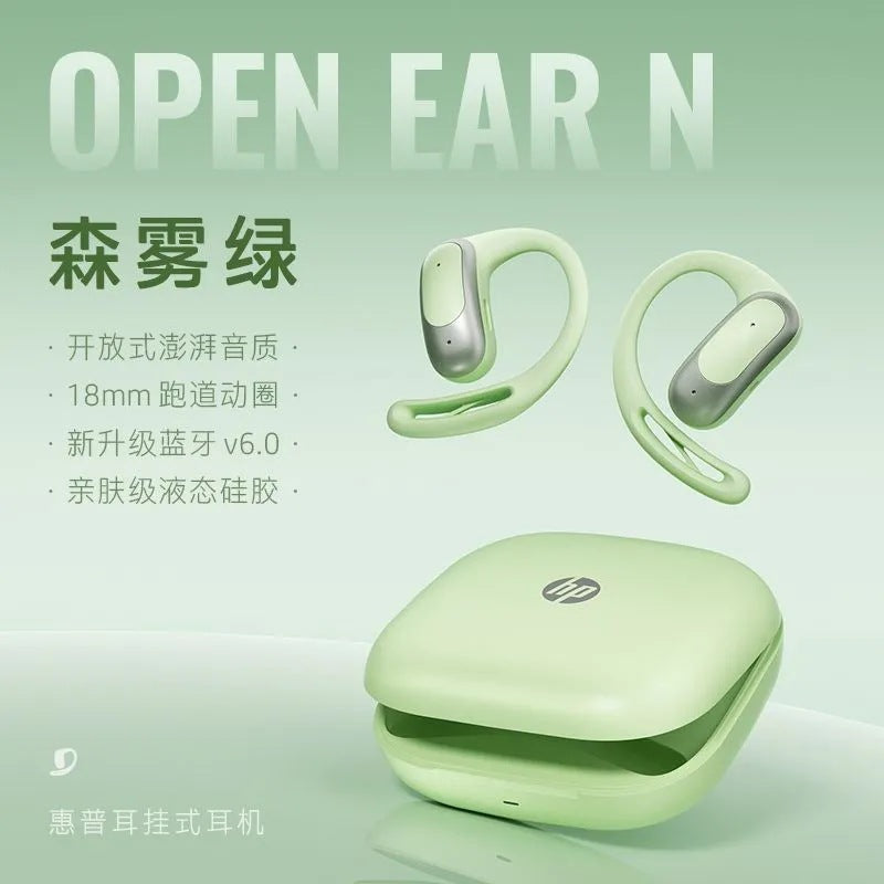 Hp openearn wireless bluetooth headphones - open-ear design, long battery life, comfortable, non-in-ear, ideal for sports and business