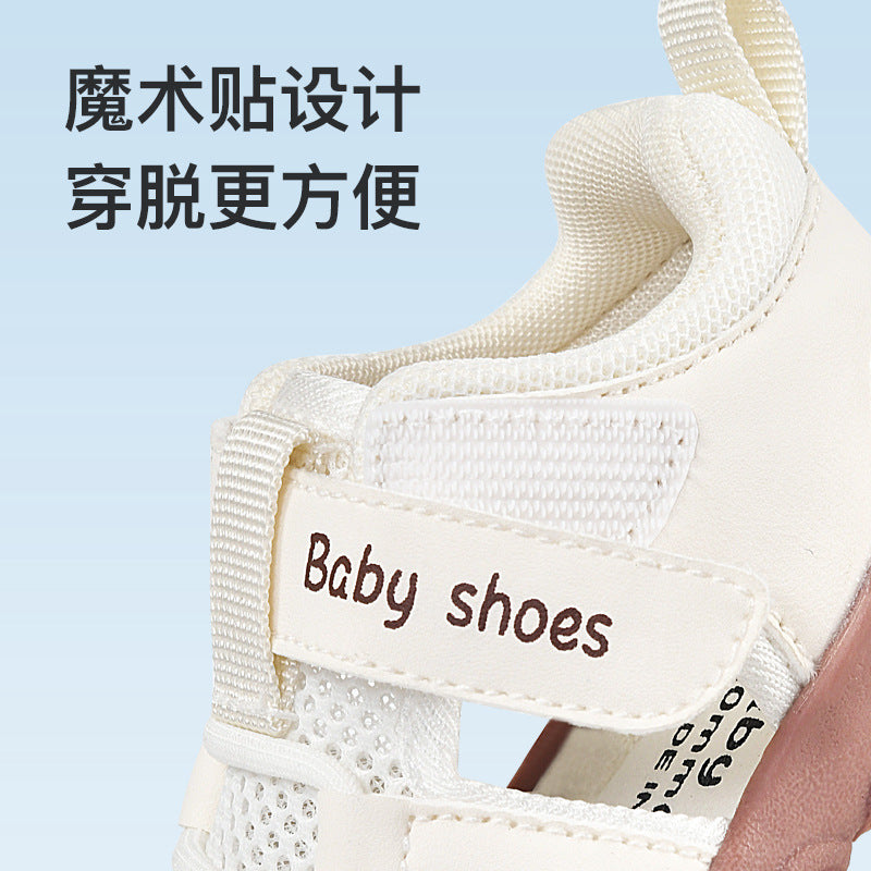 Toddler shoes for boys, summer sandals, infant soft-soled functional cartoon shoes, baby shoes for ages 1-3, children's shoes