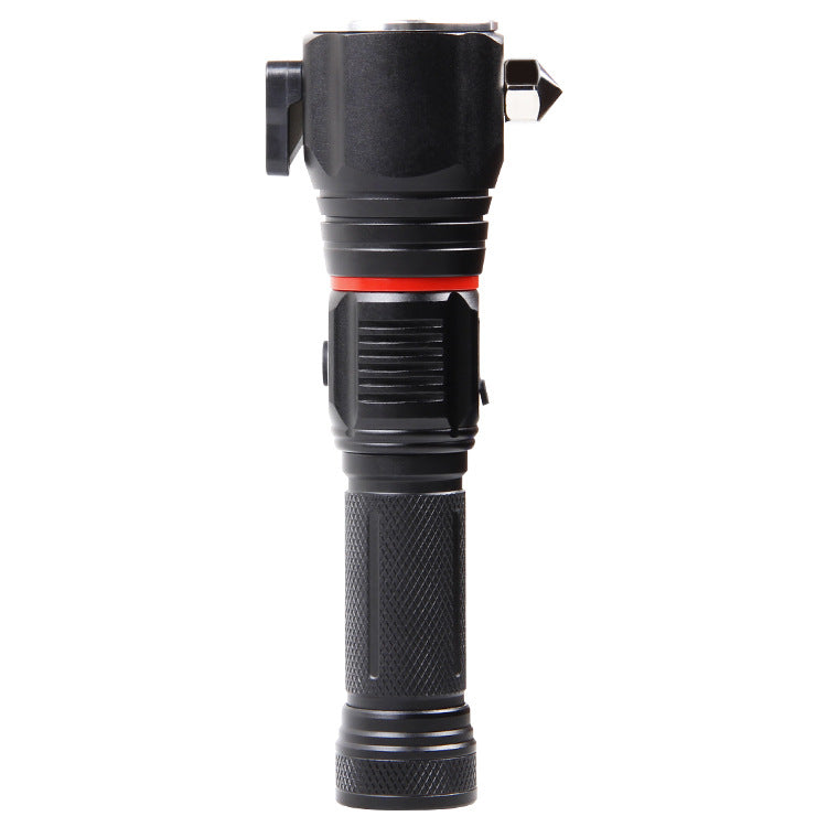 Cross-border new XHP50 wick safety hammer magnetic output function desk lamp mode Typec charging flashlight