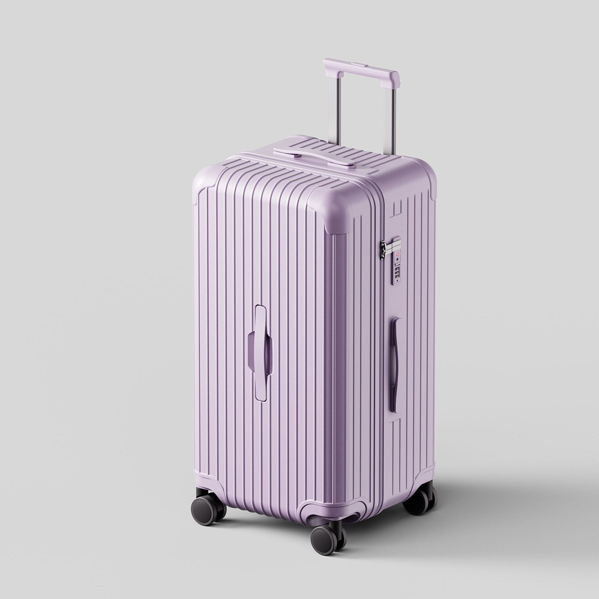 Large capacity 37-point trolley case 30-inch suitcase Thickened suitcase Anti-drop explosion-proof password box Wrapped leather box