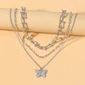 Wholesale autumn/winter sweater necklaces: european & american cross-border jewelry, multi-layered statement necklaces, trendy & high-end korean style ins necklaces