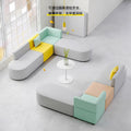 Shengli office early education training institution reception front desk negotiation office reception corner waiting area sofa