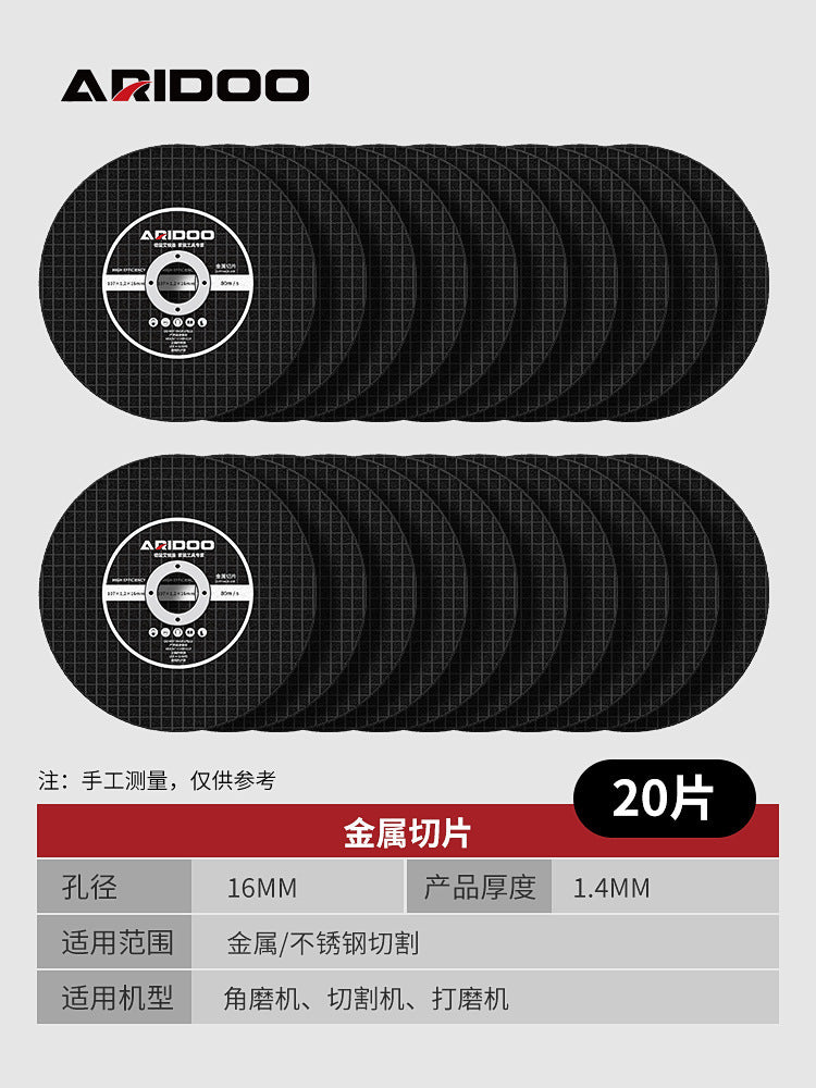 Angle Grinder Cutting Disc Grinding Wheel Disc 100 Type Metal Saw Blade Daquan Wood Stone Slicing Grinding Disc Grinding Disc