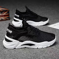 2025 new winter men's breathable lightweight single mesh hollow-out mesh sports running casual mesh shoes - trendy men's sneakers