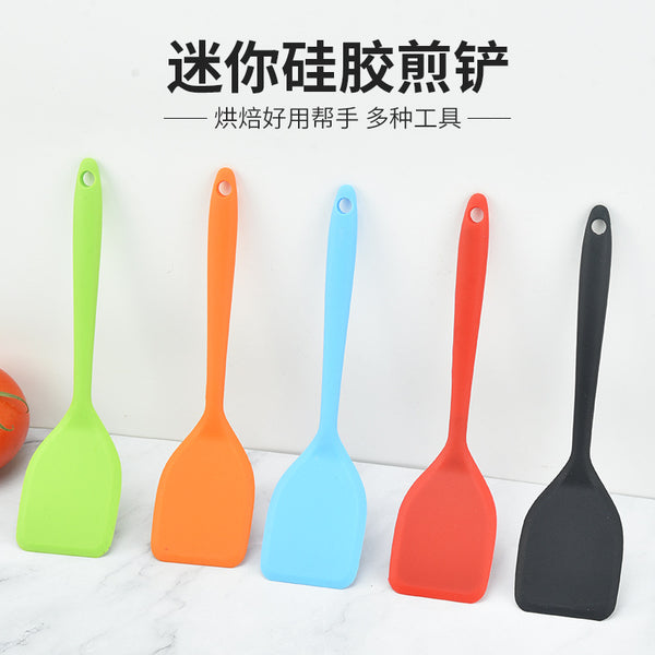 Silicone spatula household cooking spatula non-stick pan special mini pan frying spatula dense spatula cooking kitchen utensils
