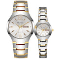White gold couple set