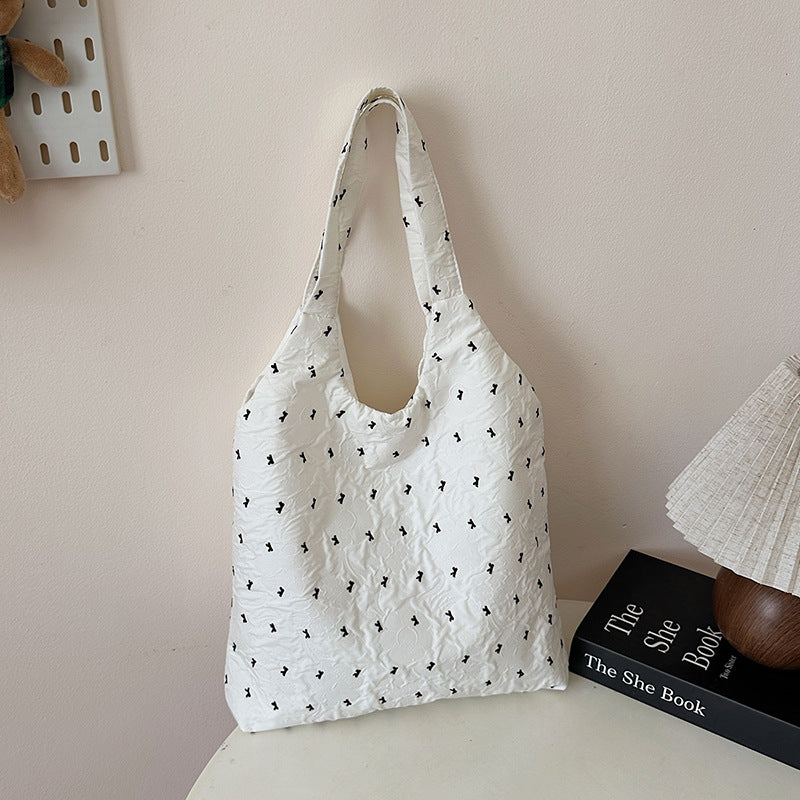 Oxford cloth folding environmentally friendly shopping bag portable portable storage bag large capacity supermarket shopping bag