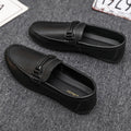 High-end formal summer soft-soled business casual waterproof lightweight leather men's loafers, men's platform breathable shoes