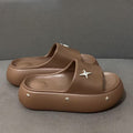Thick sole slippers women's summeroutwearnew arrivalfashion indoor heightening beach shoes women's shit-stepping sandals wholesale