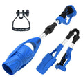 Lithium-ion cordless leaf blower - foldable handheld blower for snow, leaves, and dust - high-power rechargeable