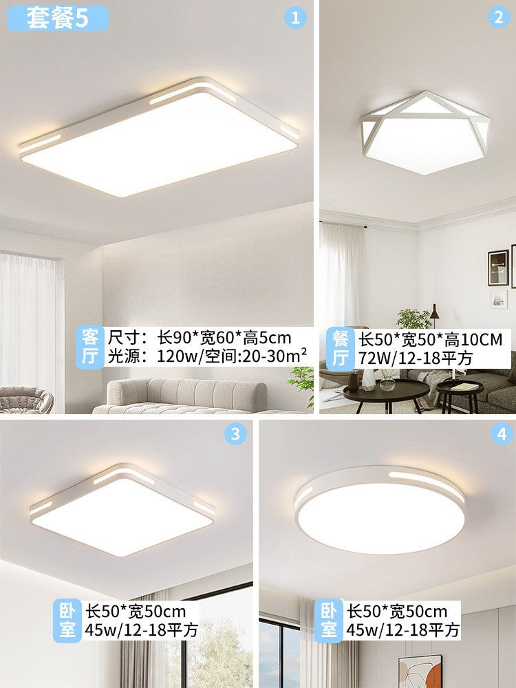 LED ultra-thin living room hall main light Zhongshan home improvement lighting intelligent voice-activated room bedroom advanced ceiling light