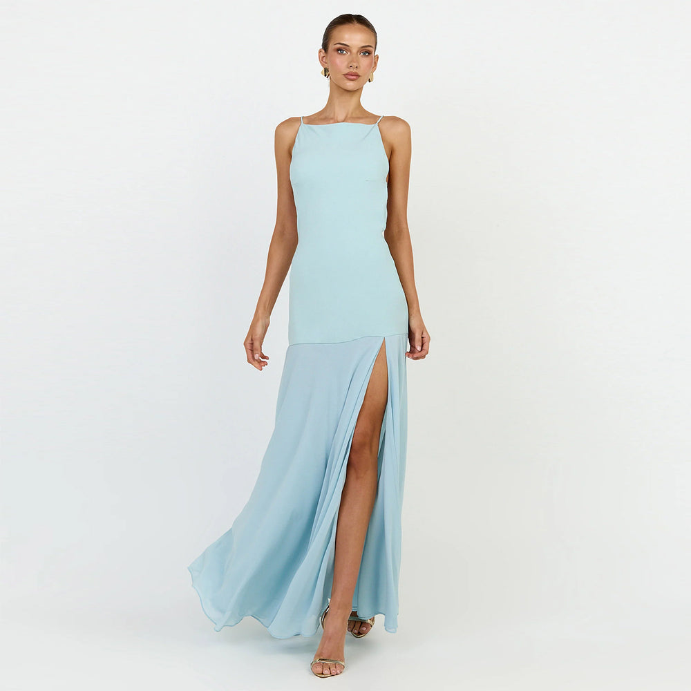 C7757 cross-border    new women's high-end light formal dress for dates and banquets