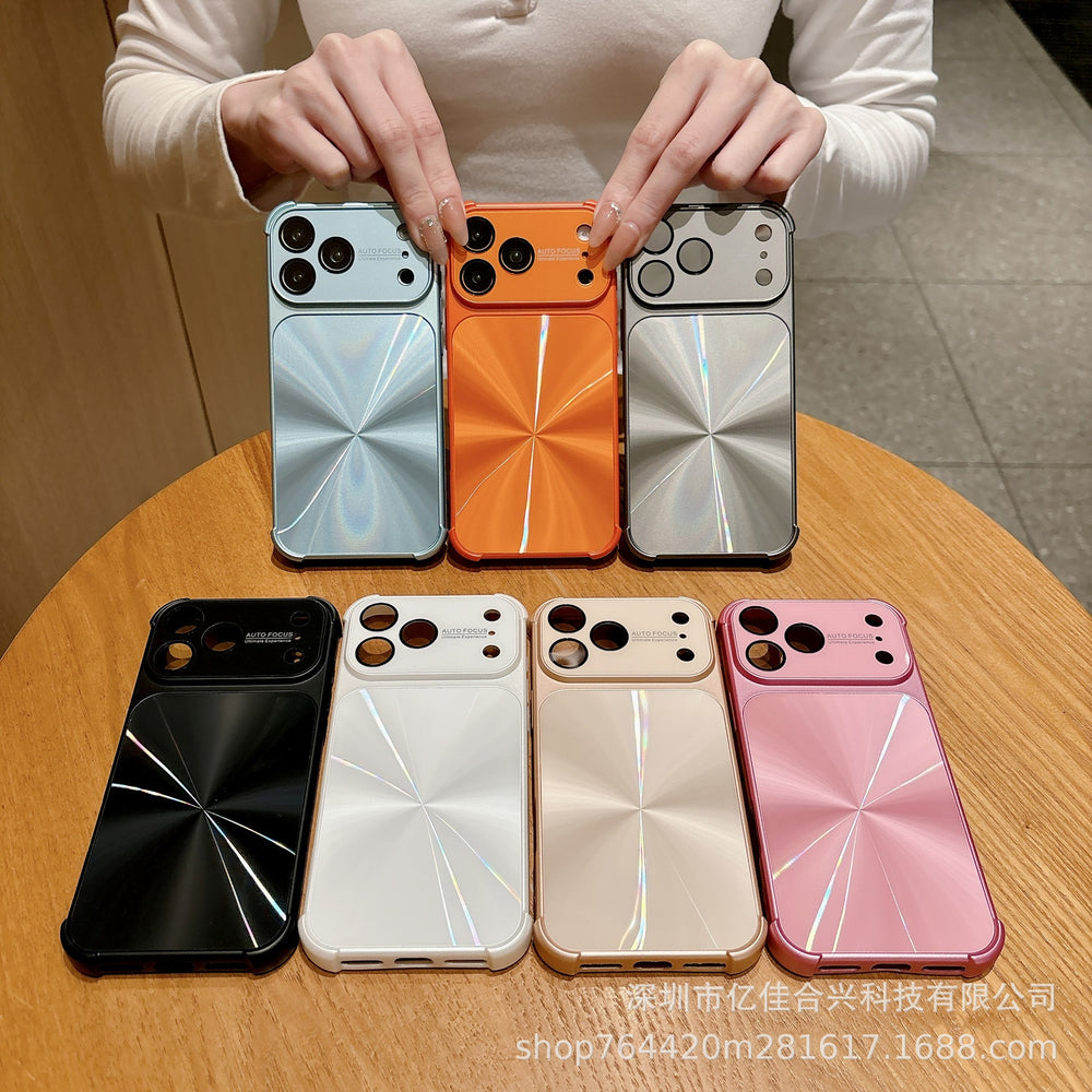 Influencer-approved, instant 17 upgrade: four-corner silicone laser aurora case for iphone 17 pro max and iphone 16