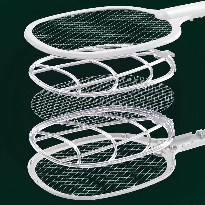 Electric mosquito swatter two-in-one rechargeable for home mosquito killer lithium battery electric mosquito swatter mosquito killer lamp fly swatter rechargeable