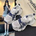 European station dad shoes women's 2026 summer new mesh breathable thick sole heightened retro best selling sports casual shoes