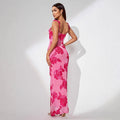 2026 summer new arrival: european and american high-end fashion slim-fit camisole bodycon sexy 3d floral dress